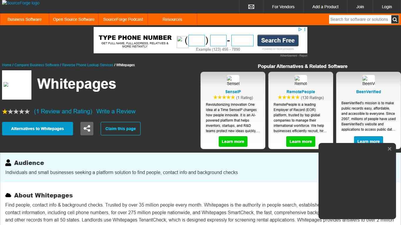 Whitepages Reviews in 2026